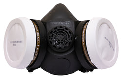 Twin half mask respirator