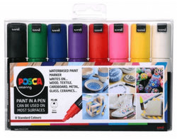 Posca 8K pens standard colours x 8 pack 