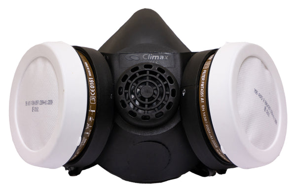 Twin half mask respirator